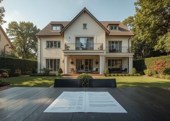 Elegantes deutsches Haus mit Garten – Hausteilverkauf