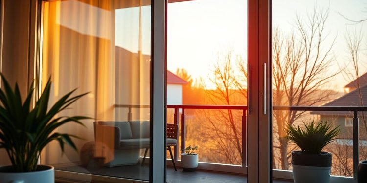Verglaste Balkontüren für modernes Wohngefühl