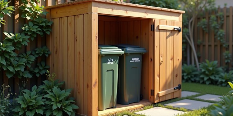 Mülltonnenbox selber bauen: 8 einfache Anleitungen