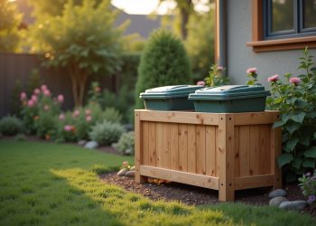 8 Ideen: Mülltonnenbox selber bauen für Anfänger